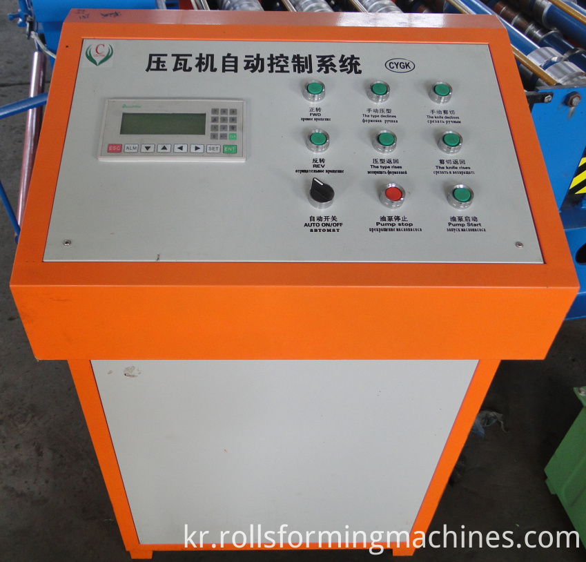 유약 타일 롤 기계 7 성형 glazed tile roll forming machine 7